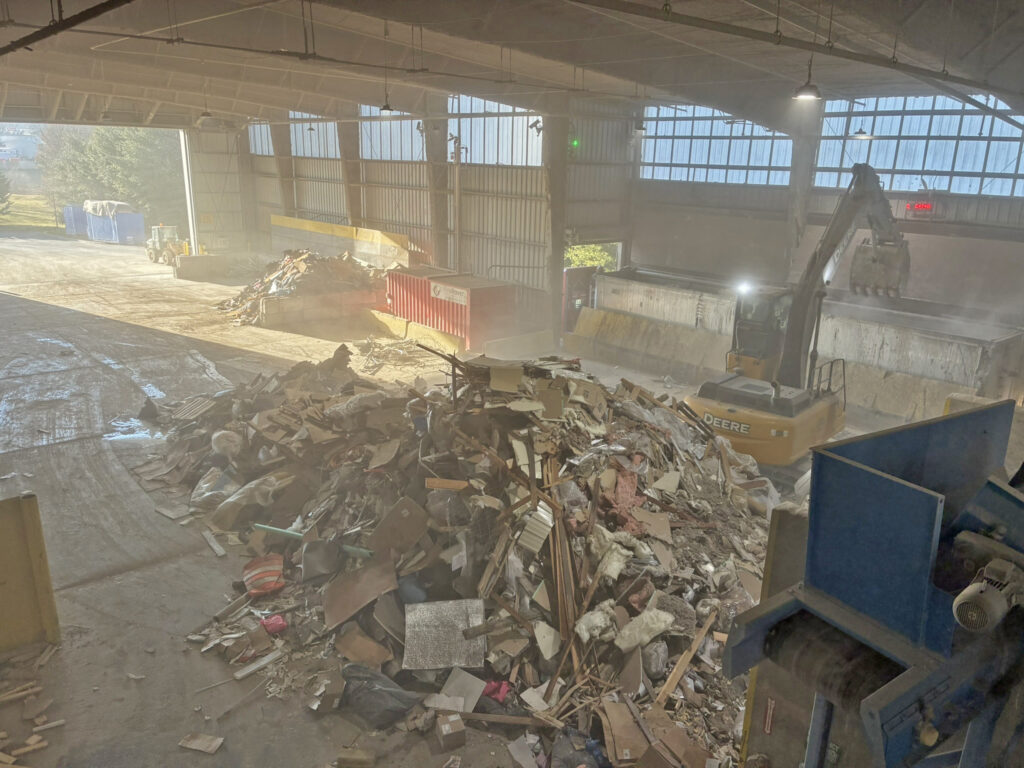 C&D recycling main floor area